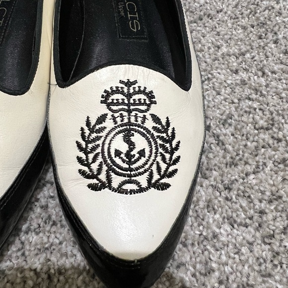 Vintage Dolcis Leather Upper flats in black and white - Picture 4 of 11